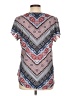 One World Gray Short Sleeve Top Size L - photo 2