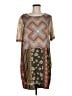Tiny 100% Polyester Print Brown Casual Dress Size M - photo 1