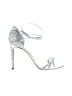 Salvatore Ferragamo Silver Sandals Size 10 - photo 1