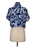 Assorted Brands Tropical Blue Short Sleeve Blouse Size M - photo 2