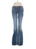 Express Hearts Blue Jeans Size 4 - photo 1