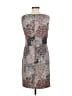 Connected Apparel Graphic Gray Cocktail Dress Size 8 - photo 2