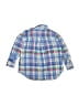 Ralph Lauren 100% Cotton Plaid Blue Long Sleeve Button-Down Shirt 12-18 MO / 18 MO - photo 2
