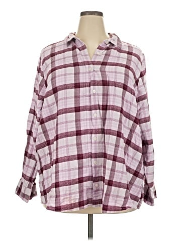 Lands' End Long Sleeve Button-Down Shirt (view 1)
