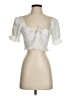 Urban Outfitters White Short Sleeve Blouse Size S - photo 1