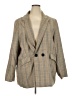 rue21 100% Polyester Plaid Tan Blazer Size 3X - photo 1
