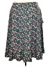 Lands' End Floral Teal Casual Skirt Size 3X - photo 2