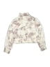 Adidas 100% Polyester Print Ivory Track Jacket Size 10 - 12 - photo 2