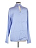 Banana Republic 100% Polyester Blue Long Sleeve Blouse Size M (tall) - photo 2