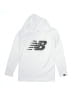 New Balance 100% Polyester White Pullover Hoodie Size 12 - photo 1