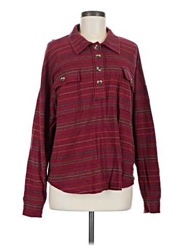 Natural Reflections Long Sleeve Button-Down Shirt (view 1)