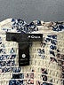 Aqua 100% Cotton Floral Ivory 3/4 Sleeve Blouse Size M - photo 7