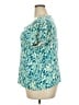 Rafaella 100% Cotton Teal Short Sleeve Blouse Size 3X - photo 5