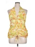 Free People 100% Polyester Green Sleeveless Blouse Size XL - photo 1