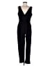 Outrageous Fortune Solid Black Jumpsuit Size 10 - photo 1