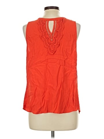 Pale Sky Sleeveless Blouse (view 2)