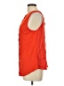 Pale Sky 100% Rayon Orange Sleeveless Blouse Size L - photo 5
