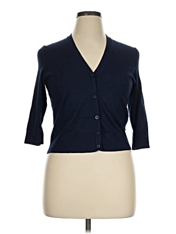 Roz & Ali 3/4 Sleeve Button-Down Shirt (view 1)