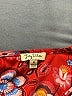 Lily White 100% Polyester Red Short Sleeve Blouse Size M - photo 7