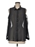 Divided by H&M Black Sleeveless Button-Down Shirt Size 8 - photo 1