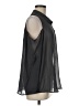Divided by H&M Black Sleeveless Button-Down Shirt Size 8 - photo 4