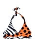 Unbranded Animal Print Orange Swimsuit Top Size M - photo 1