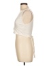 Zara Ivory Sleeveless Blouse Size L - photo 5
