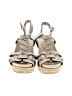 Earthies 100% Leather Tan Wedges Size 7 - photo 2