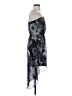 Charlotte Russe 100% Polyester Graphic Black Cocktail Dress Size S - photo 4