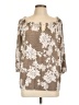 Perseption Concept Brown 3/4 Sleeve Blouse Size L - photo 1