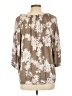 Perseption Concept Brown 3/4 Sleeve Blouse Size L - photo 2