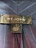 St. John Stripes Blue Dress Pants Size 16 - photo 7