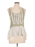 Color Thread Ivory Sleeveless Top Size L - photo 1