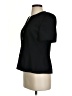 Kasper A.S.L. 100% Polyester Black Short Sleeve Blouse Size 4 - photo 2