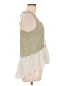 Color Thread Ivory Sleeveless Top Size L - photo 4