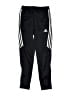 Adidas 100% Polyester Black Track Pants Size 11 - 12 - photo 1