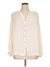 Dance & Marvel 100% Polyester Ivory Long Sleeve Blouse Size 1X - photo 1