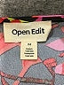 Open Edit 100% Polyester Tropical Black Cocktail Dress Size M - photo 4