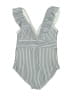 aava Stripes Gray One Piece Swimsuit Size M - photo 2