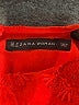 Zara Orange Cocktail Dress Size M - photo 7
