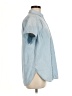 J.Crew 100% Cotton Blue Short Sleeve Button-Down Shirt Size 8 - photo 4