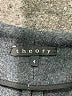 Theory Solid Gray Wool Skirt Size 4 - photo 4