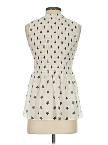 Rose + Olive Sleeveless Blouse (view 2)