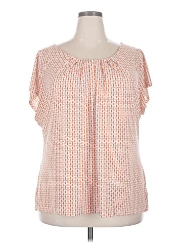 Worthington Short Sleeve Blouse (view 1)