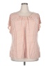 Worthington Orange Short Sleeve Blouse Size 3X - photo 1