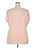 Worthington Orange Short Sleeve Blouse Size 3X - photo 2