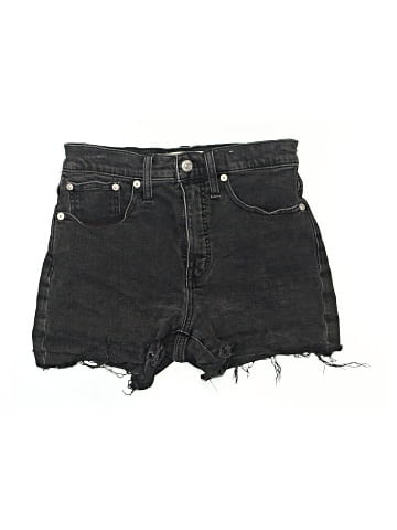 Madewell High-Rise Denim Shorts in Lunar Wash (view 1)