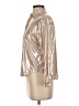 By Anthropologie Metallic Silver Long Sleeve Blouse Size S - photo 5