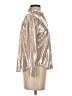 By Anthropologie Metallic Silver Long Sleeve Blouse Size S - photo 4