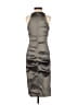 Cache Metallic Silver Cocktail Dress Size 0 - photo 2